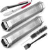 BEWAVE Pellet Smoker Tube for All Grill Electric Gas Charcoal or Smokers Hot/Cold Smoking, Free Tube Brush, 12 Inch, 2 Pcs...