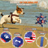 7.3 in Dog Toys Soccer Ball with Straps - Interactive Dog Toy Puppy for Indoor Outdoor Tug of War Durable Pet Water Toy Soccer Herding Balls with ...