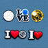 20Pcs Volleyball Shoe Charms for Clog Different Matching Sandals Wristbands Bracelets, Sports Ball Shoe Charms Decorations (Volleyball)...