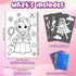 Art & Craft Activity,Foil Fun Dress Up DIY Art Kits,No Mess Creative Foil Art Kits Set Drawing Game for Kids,Birthday Gifts Crafts Supplies Kits T...