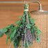 2 Bundles Dried Eucalyptus & Lavender Flowers for Shower, 100 pcs 17'' Natural Real Hanging Silver Dollar Eucalyptus Leaves Stems,Fresh Shower Pla...