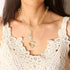 Sun Heart Charm Choker Necklace for Women Men,18k Gold Plated With Zircons Inlaid Pendants,Thick Chunky Paperclip Chain Hip Hop Necklace Unisex Je...