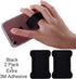 Cellphone Strap Holder for Back of Phone - Ultra Slim Universal Loopy Phone Grip Finger Strap Holder with Adhesive to Stick on (Black 2 Packs)...