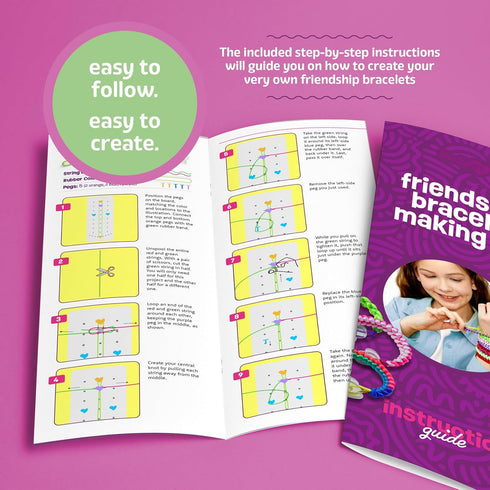 Friendship Bracelet Making Kit for Girls - Crafts for Girls - String Bracelets Maker Craft - Gifts for 6-12 Year Old Girl - Birthday Gift Ideas & ...