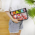 DYSHAYEN Chenille Letter Clear Zipper Pouch for Travel,Nylon Clear Cosmetic Bag,Makeup Travel Bag for Women Girls...
