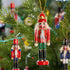 Ornativity Nutcrackers Hanging Ornament Figures - Christmas Mini Wooden King and Soldier Nutcracker...