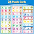 Alphabet Puzzle Cards,ABC puzzle,Alphabet Learning Toys,ABC Learning for Toddlers Kids,Matching Letter Game,Preschool Learning Activities,Kinderga...