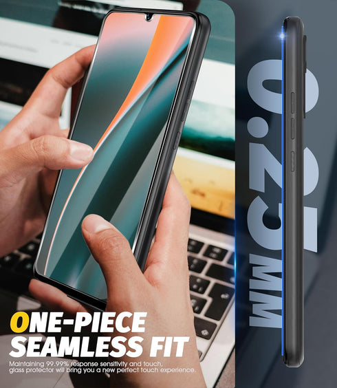 Orzero (3 Pack) Tempered Glass Screen Protector Compatible for BLU G73 / BLU G73L, Protector De Pantalla 2.5D Arc Edges 9 Hardness High Definition...