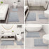 Arotive Luxury Chenille Toilet Rugs U-Shaped, Extra Soft Thick Absorbent Toilet Mat, Non-Slip Shaggy Plush Contour Bathroom Rugs, Machine Wash Dry...