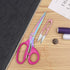 Left-Handed Fabric Scissors for Cutting Fabric, Garments, Textiles, 23cm Tailor's Scissors, Thread Cutter, Set of 2...