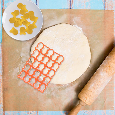 25 Grid Goldfish Cracker Cutter Fish Cookie Cutter Mini Cookie Cutters Gold Fish Cutter Animal Cracker Cookie Cutters Cookie Shaper Cookie Molds f...