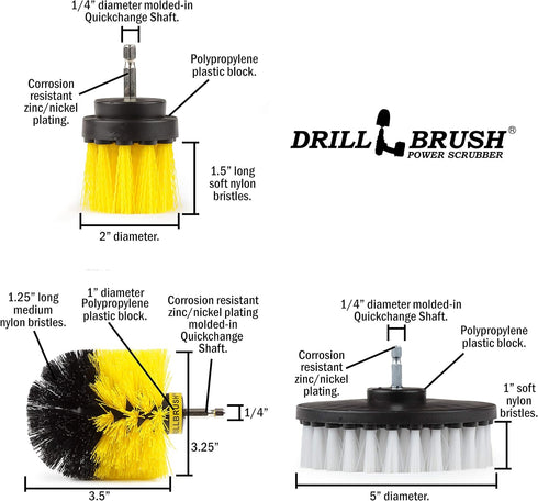 Cleaning - Bathroom Accessories - Drill Brush - Shower Cleaner - Shower Curtain - Shower Door - Shower Curtain - Bathtub - Cast Iron - Bath Mat - ...
