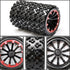 JIUWU 4-Pack Off-Road Wheels 12mm Hex Rc Wheels and Tires - High-Performance Upgrade for 1/10 Rc Tires Cars - Durable Plastic and Rubber Construct...