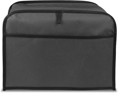 kwmobile Cover Compatible with 2 Slice Toaster - Plastic Case for Bread Toaster Machine- Dark Grey...