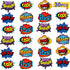 Blulu 30 Pieces Hero Themed Party Decorations, Fun Hero Sign Cutouts Signs Paper Cardboard Cutouts...