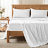 Comfort Spaces Coolmax Moisture Wicking Sheet Set Soft, Fade Resistant, All Elastic Deep Pocket Fits Up to 16" Mattress - Warm Weather Cooling She...