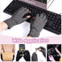 3 Pairs Compression Craft Arthritis Hands Gloves Fingerless Pressure Joint Relief for Quilting Sewing Typing Household Duties (Black, Gray, Purple...