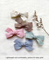 Baby Girls Hair Bows Clips, 10pcs Boutiques Barrettes Fully Lined Alligator Clips Hair Accessories for Infants Toddlers Fine Hair by Cherssy...