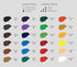 MyArtscape Acrylic Paint Set - 24 x 21ml Tubes - Lightfast - Heavy Body...