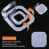 Non-Slip Bathtub Stickers, 72 PCS Safety Bathroom Tubs Showers Treads Adhesive Decals Scraper (Clear)...