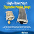 Aquatic Experts High Flow Filter Media Bag - Durable Filter Bags for Fish Tank, Secure Aquarium Media Bag with Drawstring, Media Bags for Aquarium...