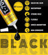 T-7000 Black Adhesive Glue for Phone, Waterproof Jewelry Glue Precision Craft Adhesive for Cell Phone Screen Repair Glass Wood Crafts Metal and St...