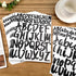 10 Sheets Waterproof Vinyl Letters Stickers, 1in 2in Self Adhesive Alphabet Stick Lower Case Letters Stickers Uppercase Letters Stickers for Craft...
