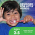Brilliant Oral Care Child Toothbrush with Soft Bristles and Round Head, for a Kid Approved, Easy to Use All-Around Clean Mouth, Ages 2-5 Years, Sk...