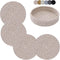 Trivets for Hot Dishes, Trivets for Hot Pots and Pans, 7 Inchs Hot Pads 4 Pcs and Storage Basket for Countertops, Pot Holders for Kitchen, Cotton ...