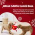 Christmas Dog Toys - Santa Claus Toys for Dog, Dog, Jingle and Rope Santa Xmas Toy for Small Medium Large Puppy, Tug of War & Fetch Play...