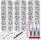 16500 Pcs Clear Rhinestones with B7000 Glue for Crafting, AB Crystal Rhinestones Bulk Swarovski Gems with Glue Kit for Fabric Cloths Tumbler Cups ...