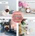 Mobiusea Creation Candle Label Roll | 300pcs Rose Gold Labels for Candle Making Supplies, Tins, Containers, Jars with Lids, Boxes Packaging...