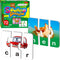 72 Word Spelling Puzzles with Error-Correction Mechanism in 3 Pieces, Perfect for Preschool Learning (36 Block Double Sided)...