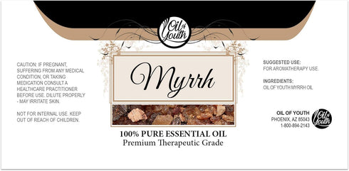 Oil of Youth Essential Oils 4oz - Myrrh Essential Oil - 4 Fluid Ounces - Myrrh Oil - Myrrh Essential Oil Therapeutic Grade...
