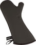 San Jamar UCMX15BK Textured Neoprene Oven Mitt with WebGuard, 15" Length, Black...