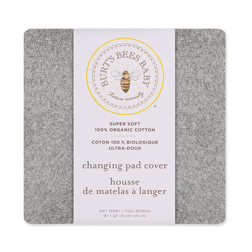 Burt's Bees Baby - Changing Pad Cover, 100% Organic Cotton Changing Pad Liner for Standard 16" x 32" Baby Changing Mats...