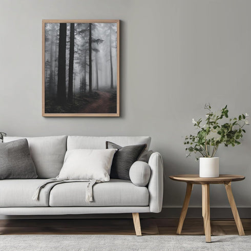 Posterizer 1 pcs- trees and jungle-nature scene style 12-Landscape & Nature Art-Floral Botanical Art- Decor for Home & Office- unframed wall art...