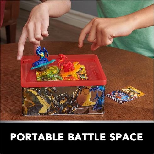Bakugan Baku-tin with Special Attack Mantid, Customizable, Spinning Action Figure and Toy Storage, Kids Toys for Boys and Girls 6 and up...