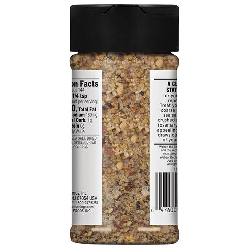 Weber Savory Steakhouse Seasoning, 6.1 Ounce Shaker...