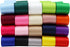 1 Inch Wide Solid Color Double Sided Polyester Satin Ribbon 20 Colors X 2 Yard Each Total 40 Yds Per Package...