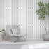 LXCREAT Removable Wallpaper Forgiving Black/White Stripes Peel and Stick Wallpaper 17.71 in X 196 in Modern Self Adhesive Vinyl for Home Renovatio...