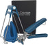 Hot Plate Gripper,Stainless Steel Bowl Clip,Kitchen Tongs Bowl Dish Pan Clip Anti-scalding 3-Pack (Navy-Blue)...