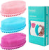 TDHDIKE Silicone Body Scrubber Loofah - Set of 3 Soft Exfoliating Body Bath Shower Scrubber Loofah Brush for Sensitive Kids Women Men All Kinds of...