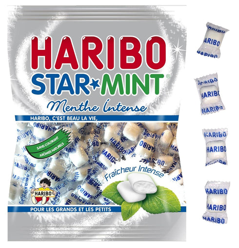 Haribo Starmint Fraîcheur Menthe Intense 200g...