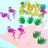 Maitys 25 Pcs Tropical Cupcake Decoration Hawaiian Luau Aloha Cake Toppers Glitter Leaf Pineapple Flower Palm Tree Flamingo Cupcake Picks for Hawa...