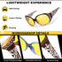 LVIOE Night-Vision Driving Glasses Wrap Around Anti Glare with Polarized Yellow Lens for Women...