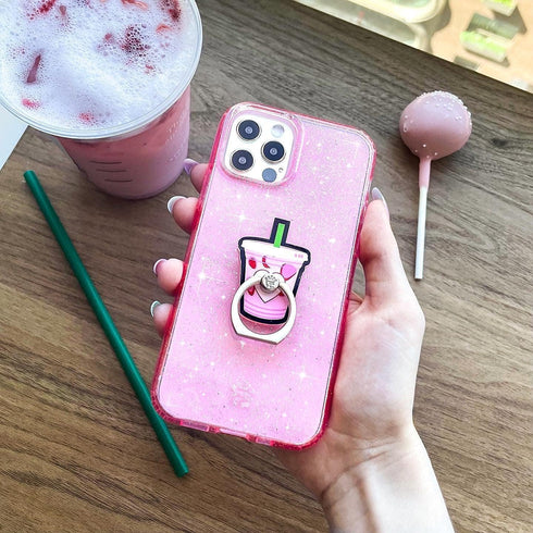 VELVET CAVIAR for iPhone 13 Pro Case - 10ft Drop Tested - Pink Stardust Glitter...