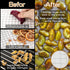 (8 Pack) Round Silicone Dehydrator Sheets, Dostk Premium Non Stick Silicone Mesh for Fruit Dehydrator, Dehydrator Tray Liner Reusable (Round 13" D...