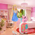 UNICORN ELEMENT 16 Pcs Doll Clothes and Accessories for 11.5 Inch Girl Dolls, Fashion Travel Suitcase Set Including Blue Jean Skirts, Bags, Food M...