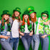 3 Pcs Women's St. Patrick's Day Scarf Long Green Shamrock Scarf Lightweight Irish Clover Silky Scarf Women Sheer Wrap Shawls Holiday Outfits Costu...